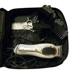 VTG Wahl's Hair Cutting Clippers With Case Instructions Scissors Comb